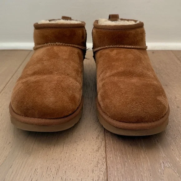 UGG Boots Classic Ultra Mini in Chestnut - Picture 8 of 14